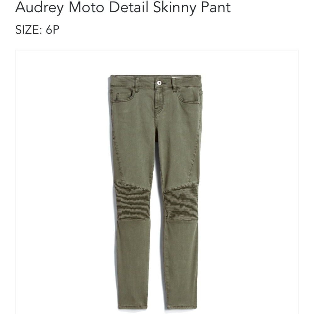 Audrey Moto Detail Skinny Pant